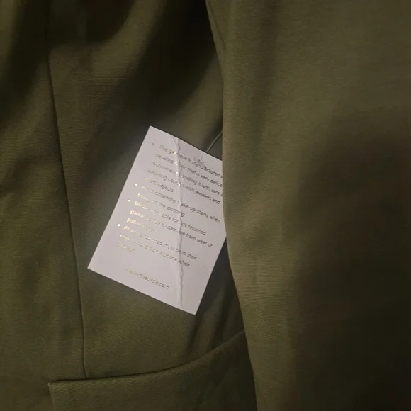 Miss Circle Zola Olive One Sleeve Blazer Dress - Picture 6 of 11